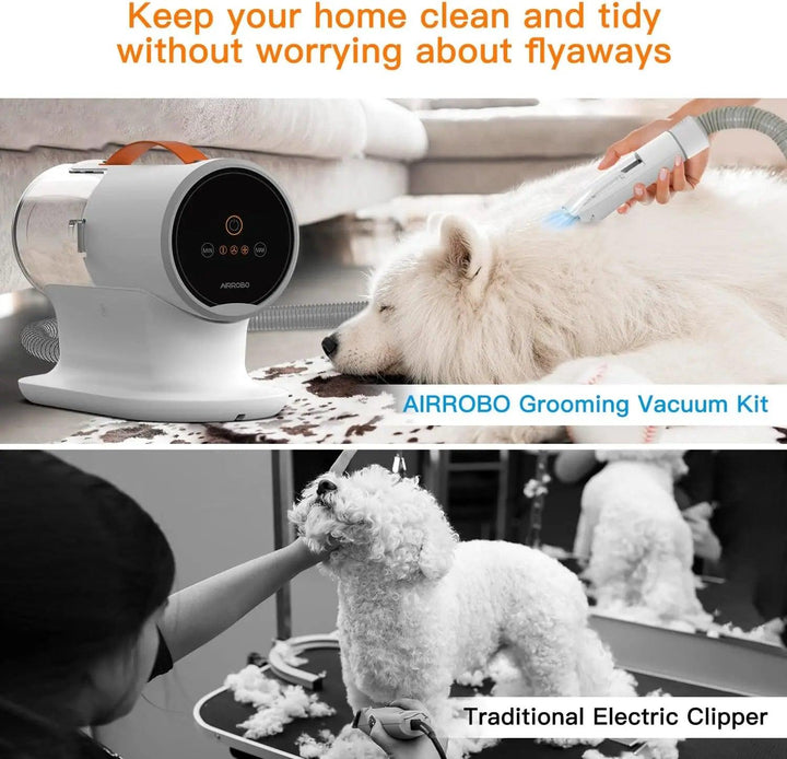 Dog Hair Vacuum Grooming Kit 12000Pa 2L Capacity - themiraclebrands.com