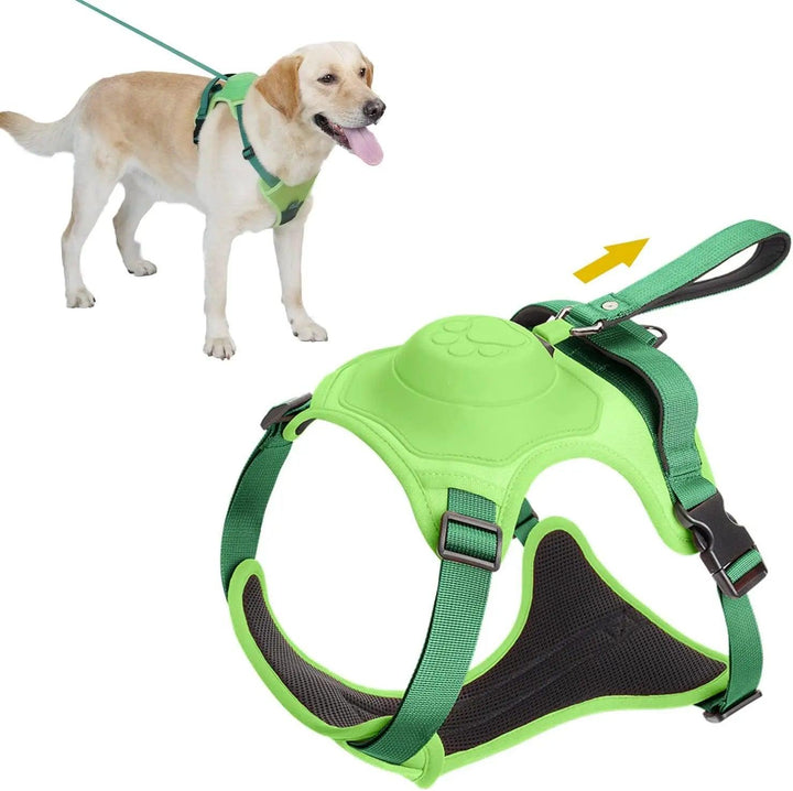 Dog Harness and Retractable Leash Set All-in-One - themiraclebrands.com