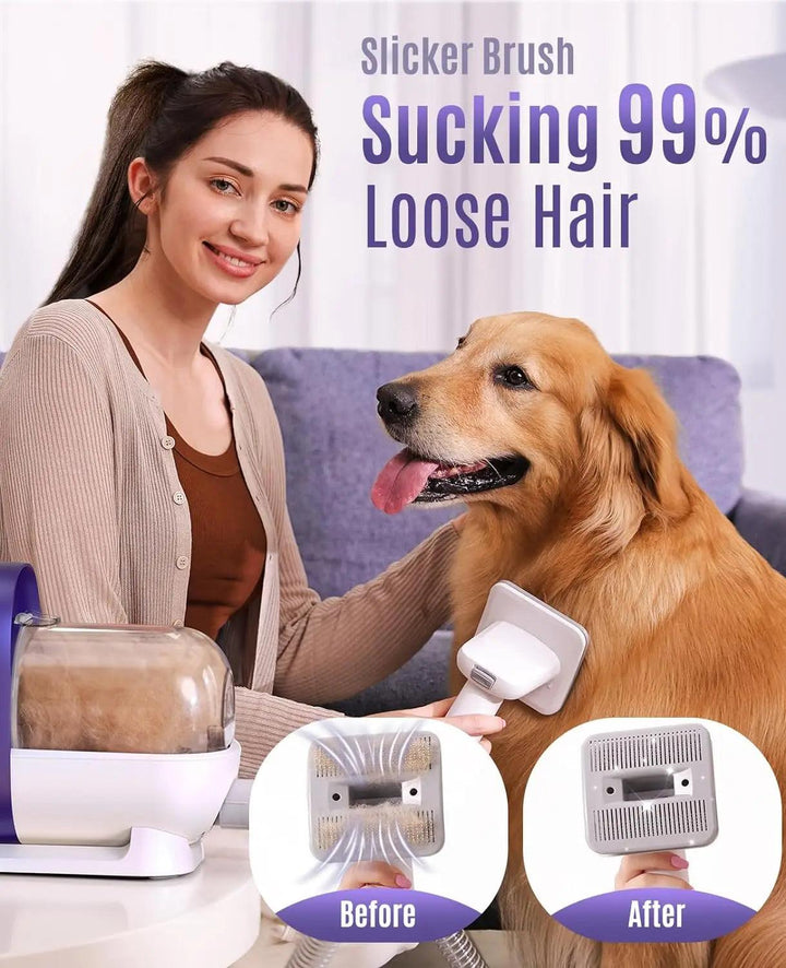 Dog Vacuum Brush Grooming Tools - themiraclebrands.com