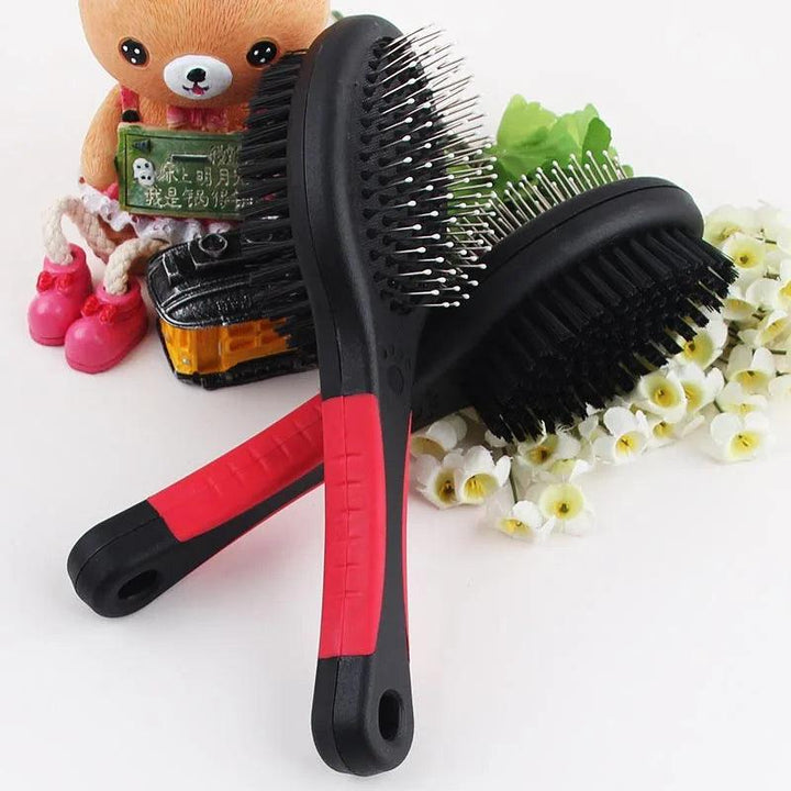 Double-Faced Long Hair Pet Comb Brush - themiraclebrands.com