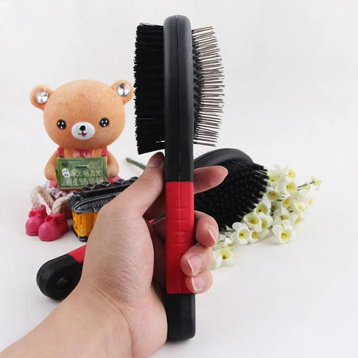 Double-Faced Long Hair Pet Comb Brush - themiraclebrands.com