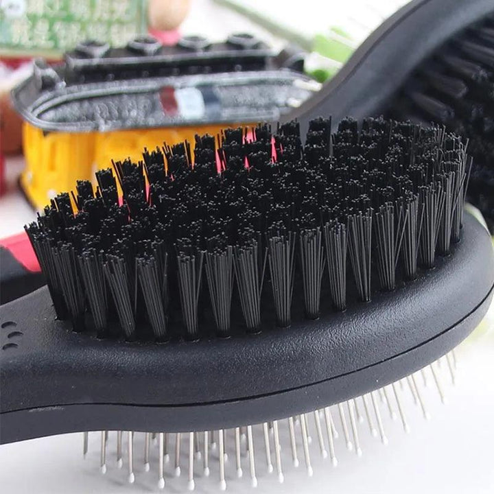 Double-Faced Long Hair Pet Comb Brush - themiraclebrands.com