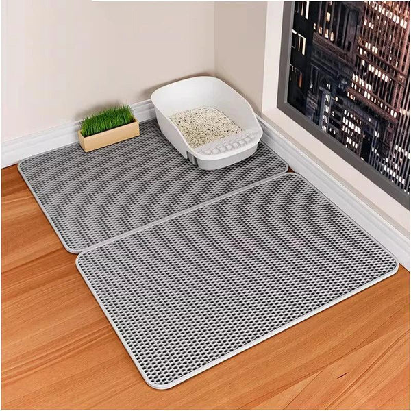 Double Layer Non-Slip Cat Litter Mat - themiraclebrands.com