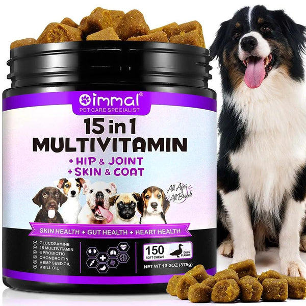 Duck Flavor Dog Multivitamin 15-in-1 - themiraclebrands.com