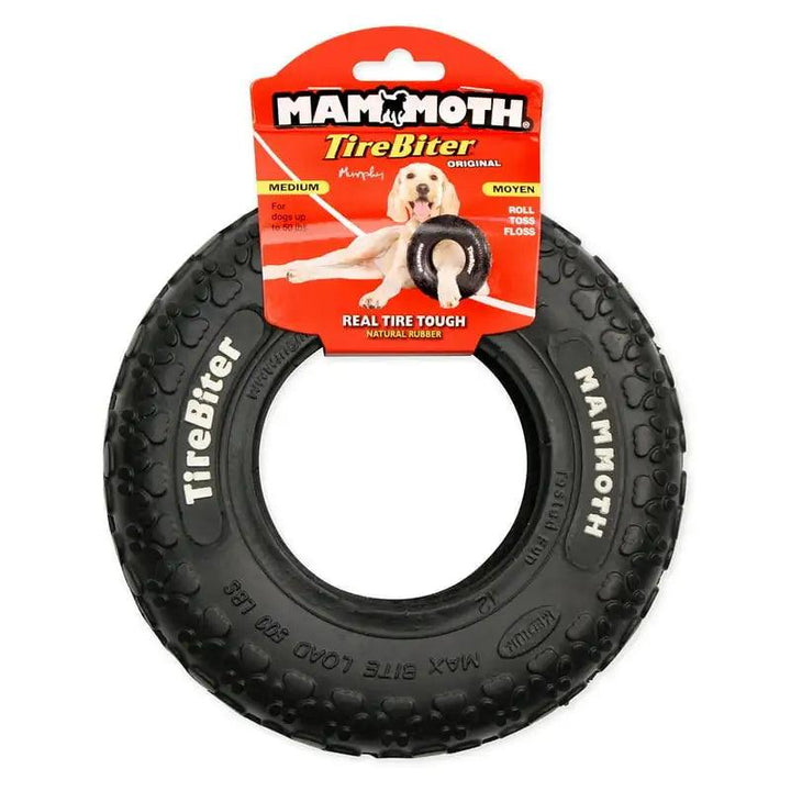 Durable 8-Inch TireBiter Rubber Dog Toy - themiraclebrands.com