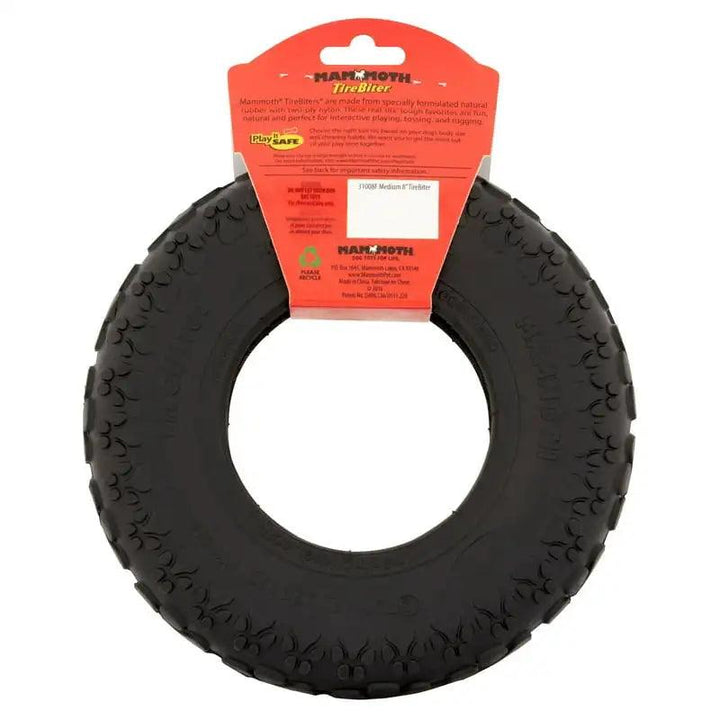 Durable 8-Inch TireBiter Rubber Dog Toy - themiraclebrands.com