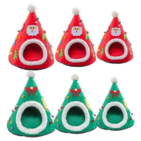 Durable Christmas Cat Hut Cottage - themiraclebrands.com