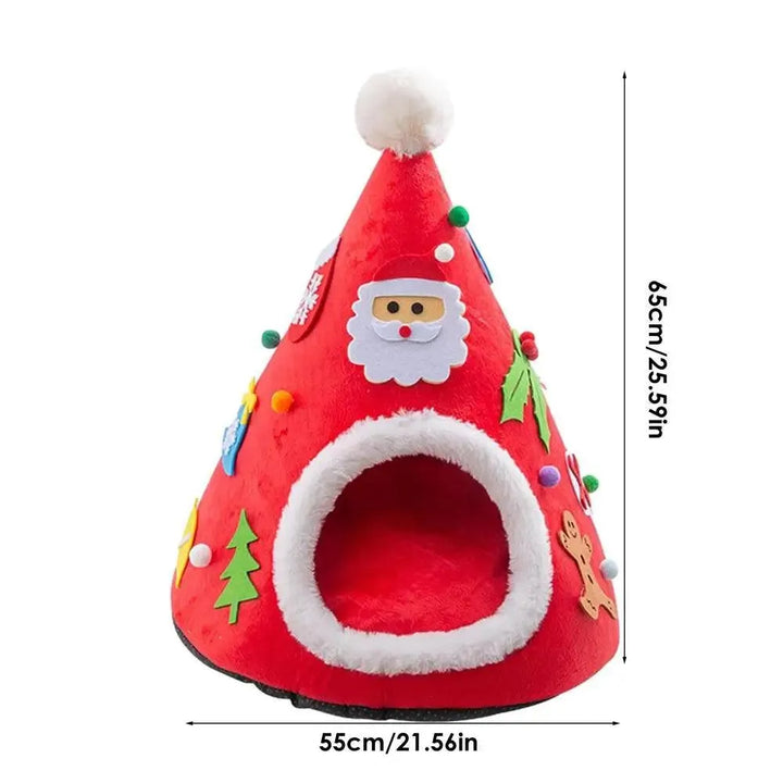 Durable Christmas Cat Hut Cottage - themiraclebrands.com