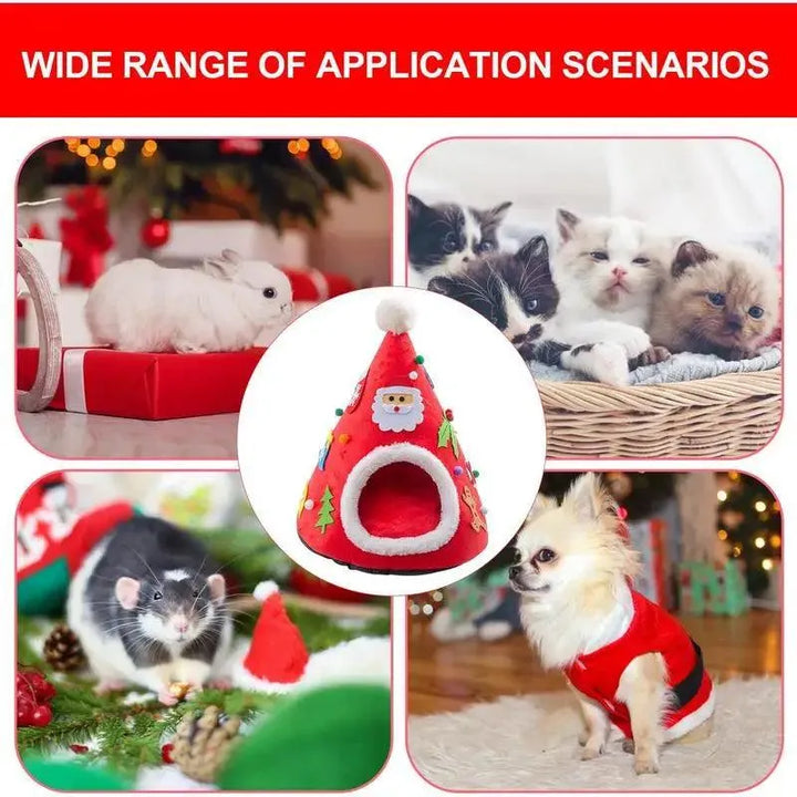 Durable Christmas Cat Hut Cottage - themiraclebrands.com