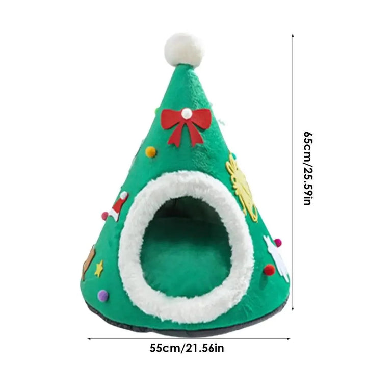 Durable Christmas Cat Hut Cottage - themiraclebrands.com