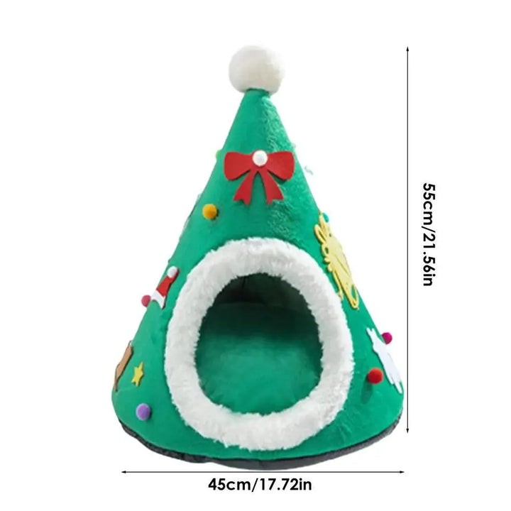 Durable Christmas Cat Hut Cottage - themiraclebrands.com
