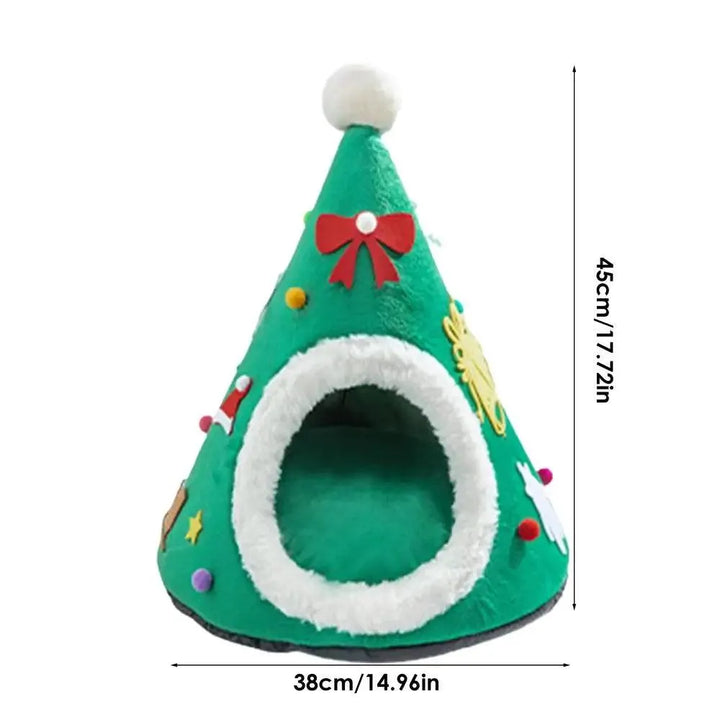 Durable Christmas Cat Hut Cottage - themiraclebrands.com