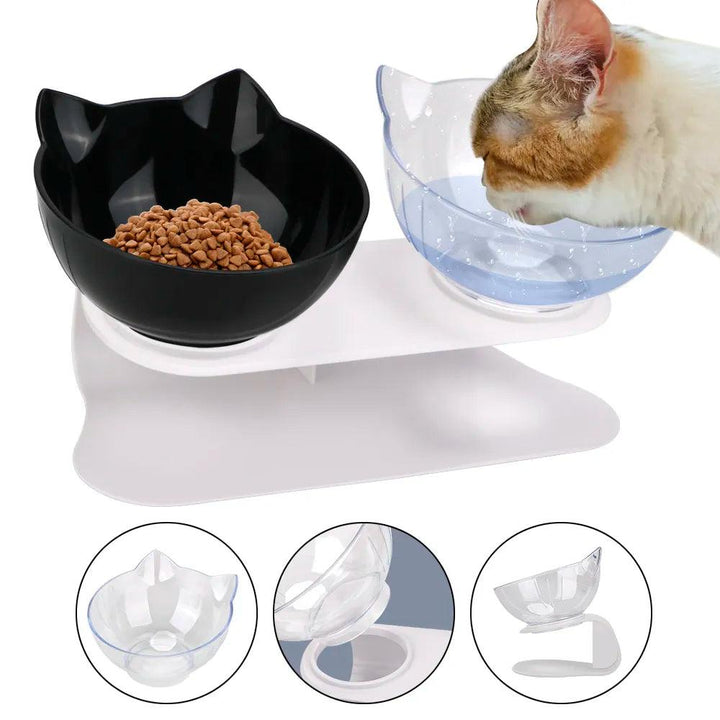 Durable Double Pet Food Water Feeder Bowls - themiraclebrands.com