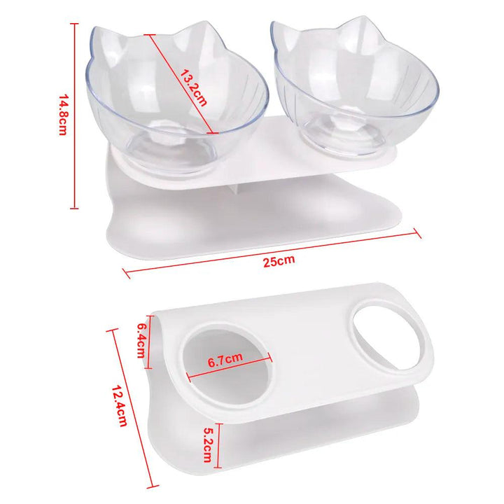 Durable Double Pet Food Water Feeder Bowls - themiraclebrands.com