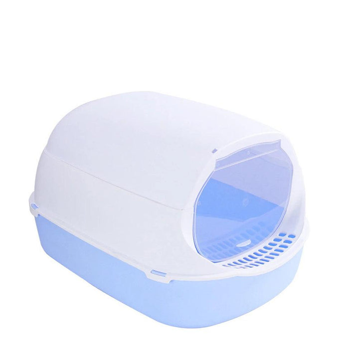 Enclosed Anti-Splash Pet Litter Tray - themiraclebrands.com