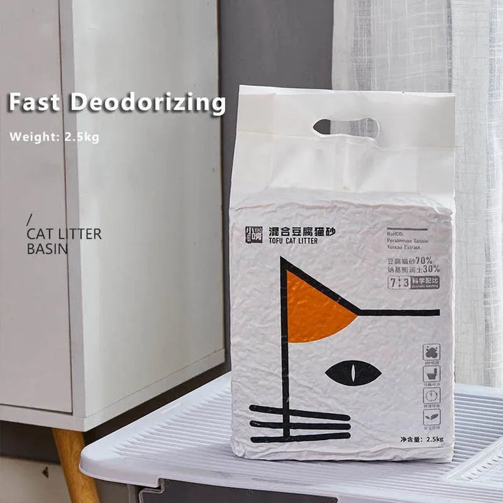 Fast Clumping Tofu Cat Litter - themiraclebrands.com