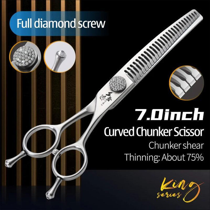 Fenice Curved Grooming Shears 7.0/7.5 inch - themiraclebrands.com