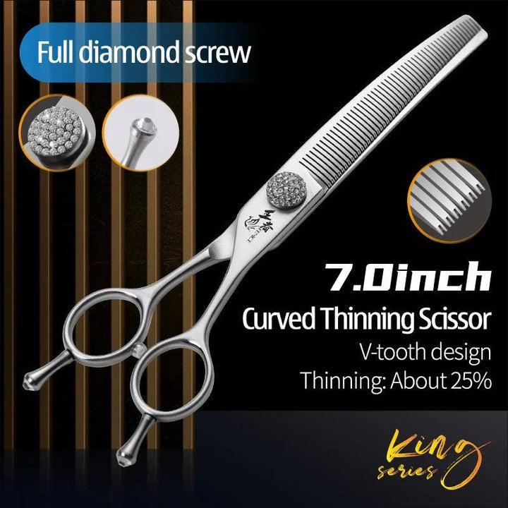 Fenice Curved Grooming Shears 7.0/7.5 inch - themiraclebrands.com