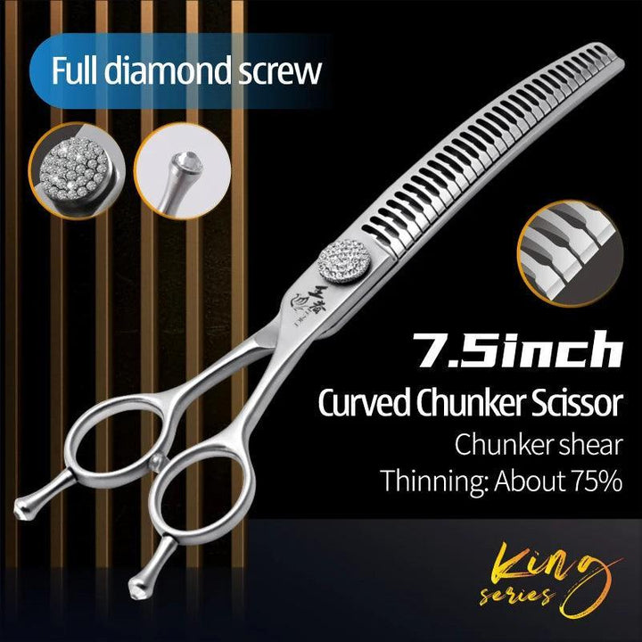 Fenice Curved Grooming Shears 7.0/7.5 inch - themiraclebrands.com