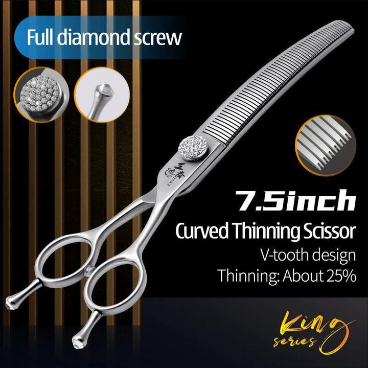 Fenice Curved Grooming Shears 7.0/7.5 inch - themiraclebrands.com