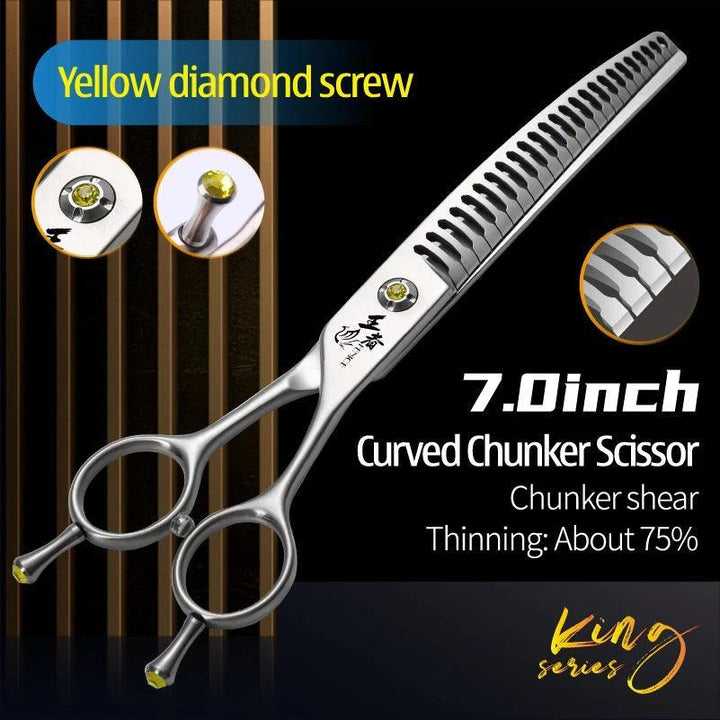 Fenice Curved Grooming Shears 7.0/7.5 inch - themiraclebrands.com