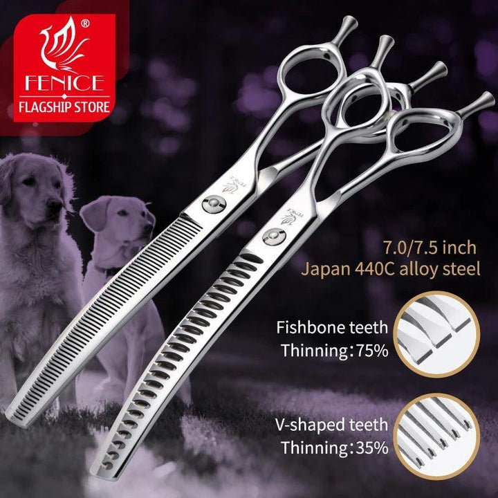 Fenice Curved Grooming Shears 7.0/7.5 inch - themiraclebrands.com