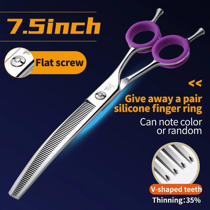 Fenice Curved Grooming Shears 7.0/7.5 inch - themiraclebrands.com