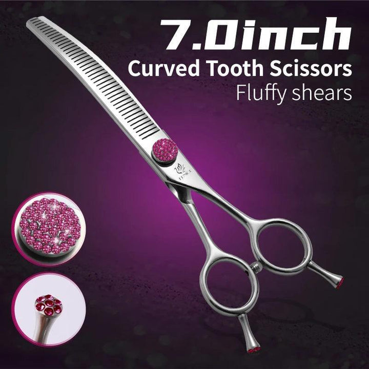 Fenice Curved Grooming Shears 7.0/7.5 inch - themiraclebrands.com