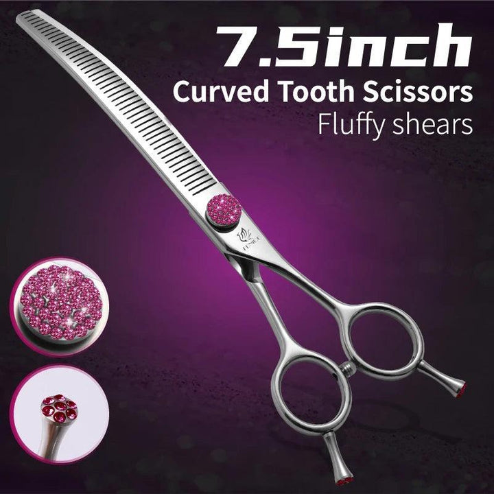 Fenice Curved Grooming Shears 7.0/7.5 inch - themiraclebrands.com