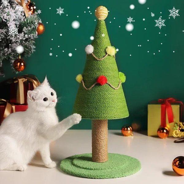 Festive Cat Tree Sisal Scratcher Climbing Frame - themiraclebrands.com