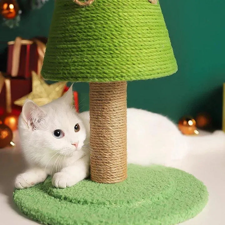 Festive Cat Tree Sisal Scratcher Climbing Frame - themiraclebrands.com