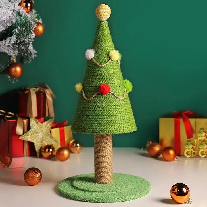 Festive Cat Tree Sisal Scratcher Climbing Frame - themiraclebrands.com