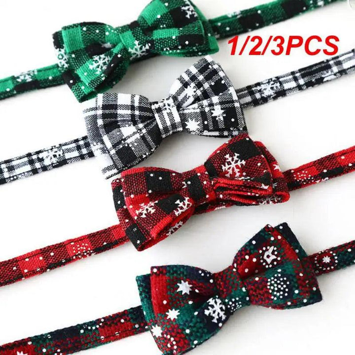 Festive Christmas Pet Collar Tie for Cats & Dogs - themiraclebrands.com