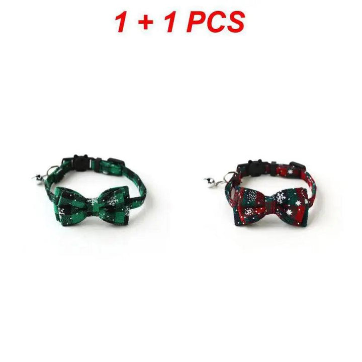 Festive Christmas Pet Collar Tie for Cats & Dogs - themiraclebrands.com