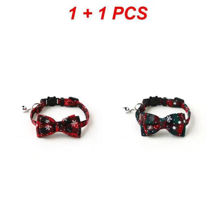 Festive Christmas Pet Collar Tie for Cats & Dogs - themiraclebrands.com