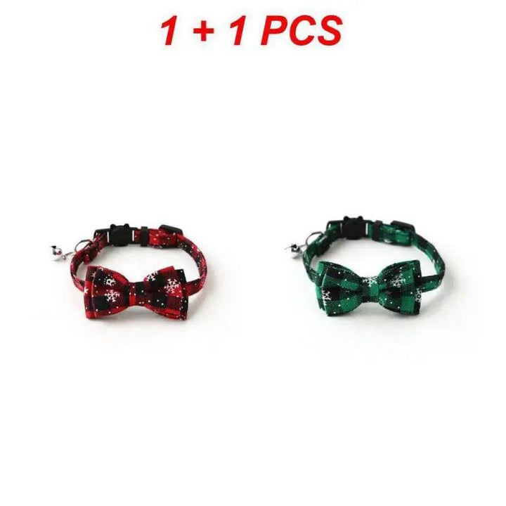 Festive Christmas Pet Collar Tie for Cats & Dogs - themiraclebrands.com