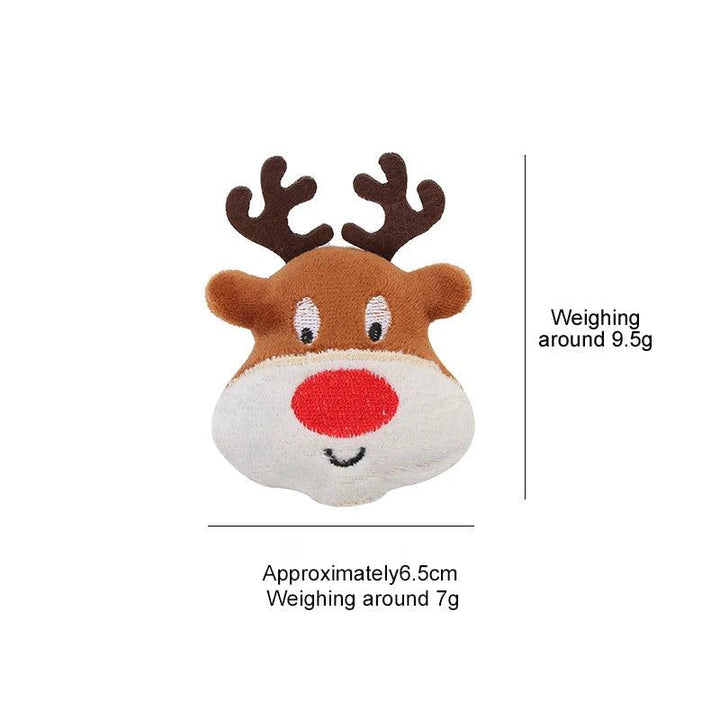 Festive Plush Catnip Toys, Santa, Elk, Gingerbread Man - themiraclebrands.com