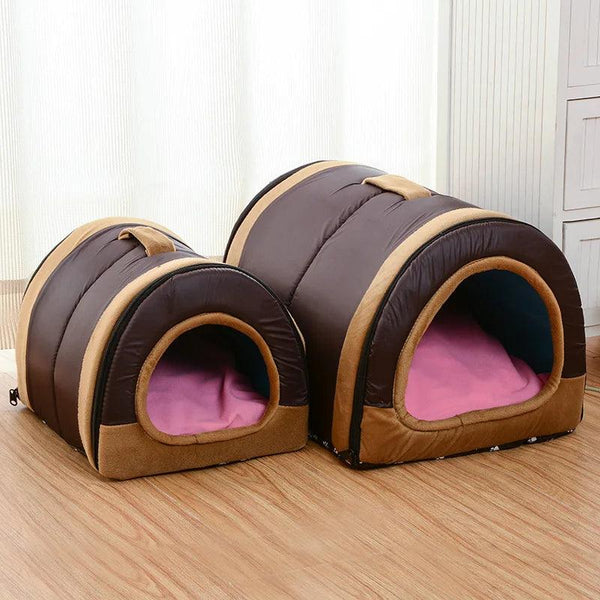 Foldable Cozy Pet House with Mat - themiraclebrands.com