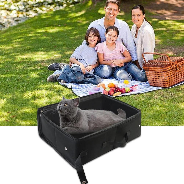 Foldable Portable Oxford Cat Litter Box - themiraclebrands.com