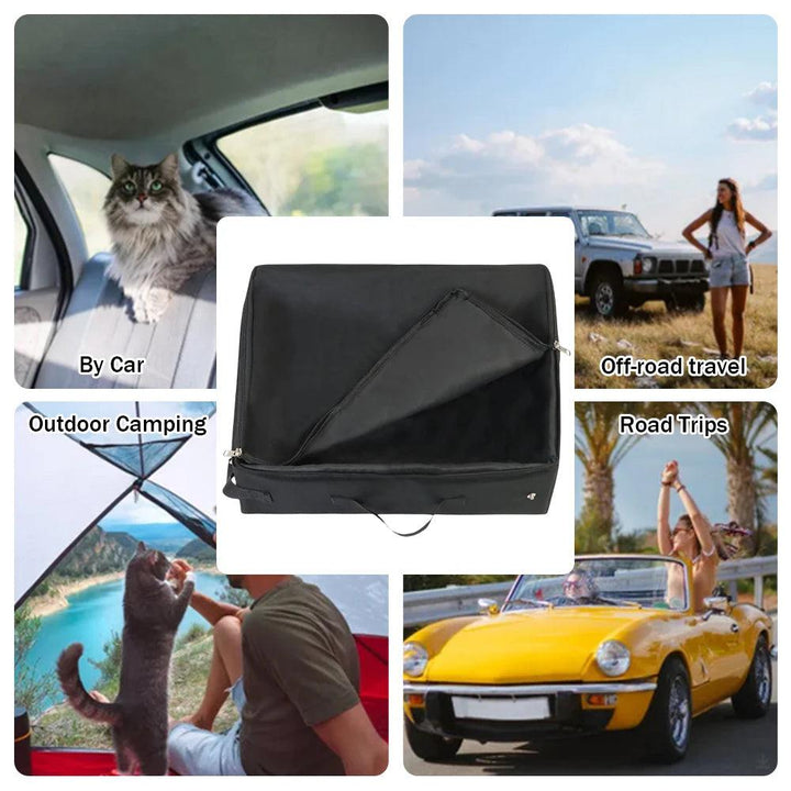 Foldable Portable Oxford Cat Litter Box - themiraclebrands.com