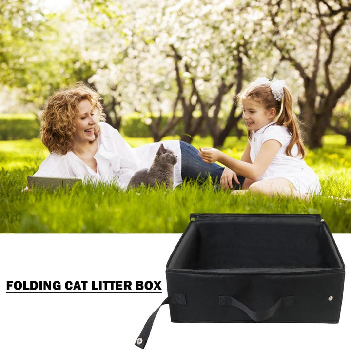 Foldable Portable Oxford Cat Litter Box - themiraclebrands.com