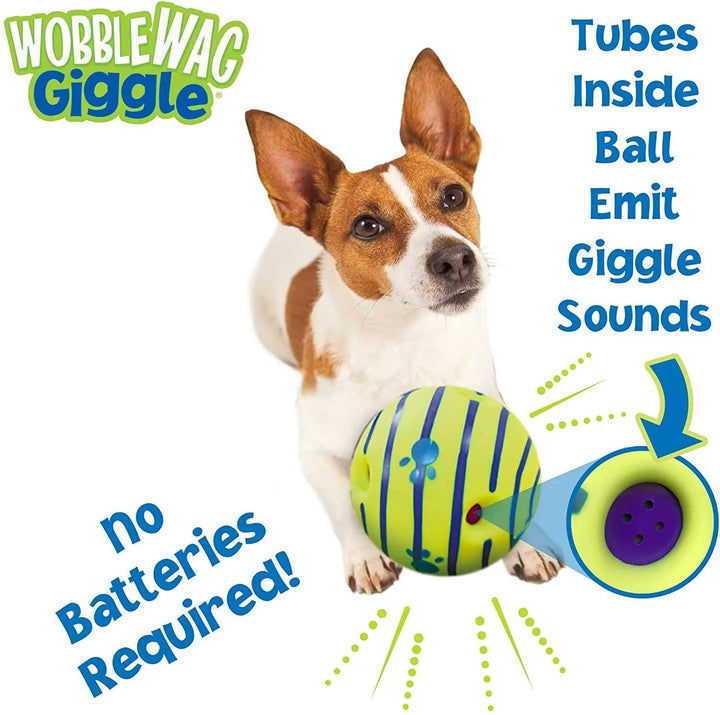 Glowing Interactive Dog Toy Wobble Wag Giggle - themiraclebrands.com