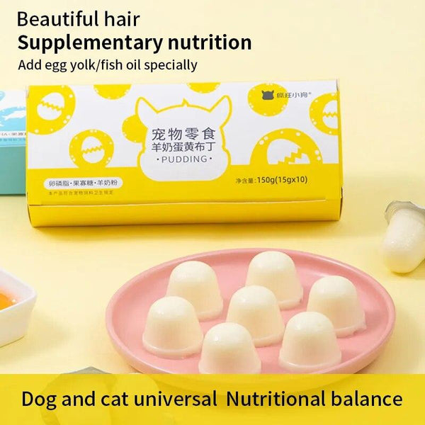 Goat's Milk Egg Yolk Dog Snacks Cat Pudding - themiraclebrands.com