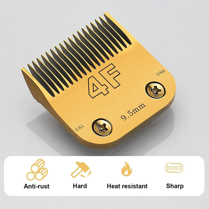 Gold Pet Clipper Blades 4 Pack Set - themiraclebrands.com