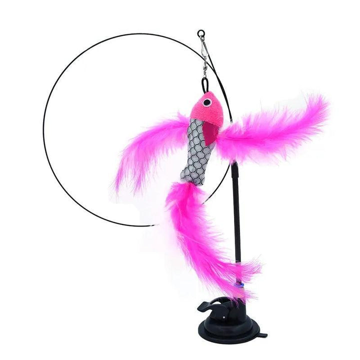 HandsFree Interactive Cat Toy Stick - themiraclebrands.com