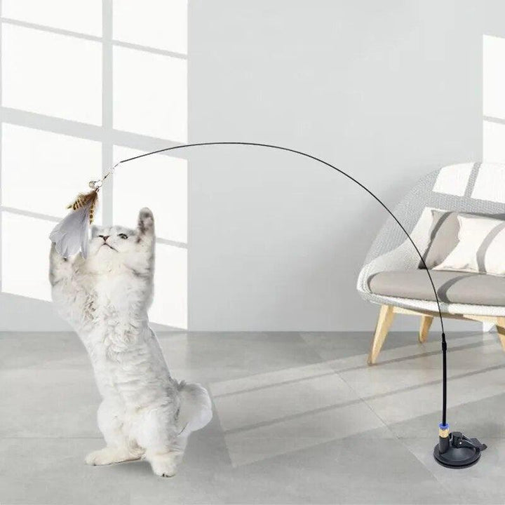 HandsFree Interactive Cat Toy Stick - themiraclebrands.com