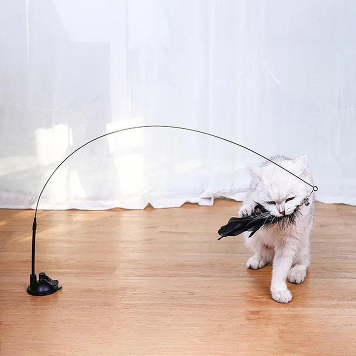 HandsFree Interactive Cat Toy Stick - themiraclebrands.com