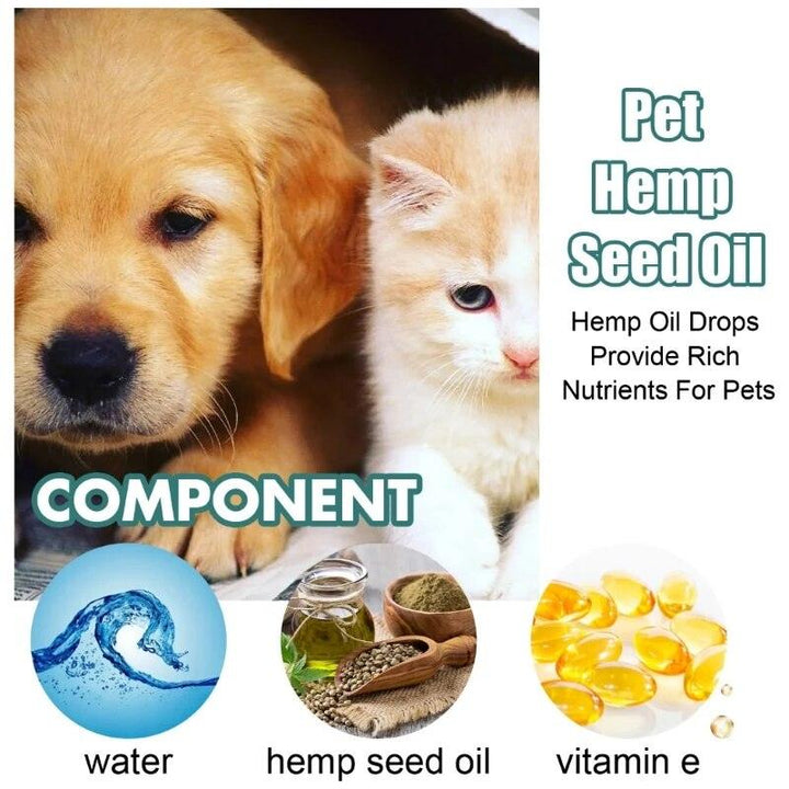 Hemp Omega Vitamin Pet Wellness J60C - themiraclebrands.com