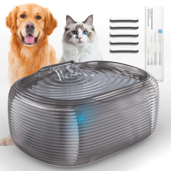 JMICOW 10L Dog Water Fountain – Large Capacity Pet Water Bowl with Filters & Brushes