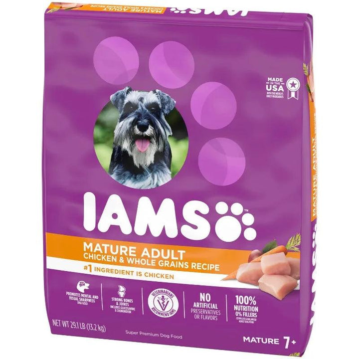 IAMS Aging Dog Food, Chicken, 29.1 lb - themiraclebrands.com